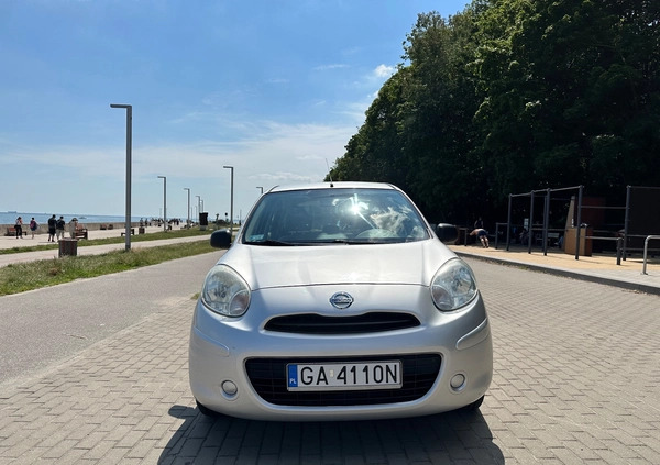 Nissan Micra cena 29000 przebieg: 104500, rok produkcji 2011 z Gdynia małe 137